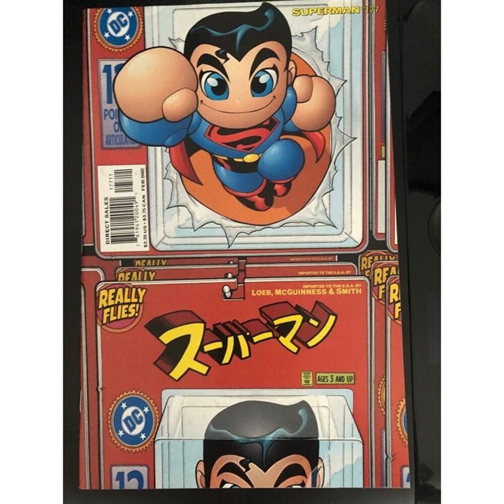 Superman #177 NEWSSTAND ANIME-DC Comics 2002 Jeph Loeb Ed McGuinness VF+